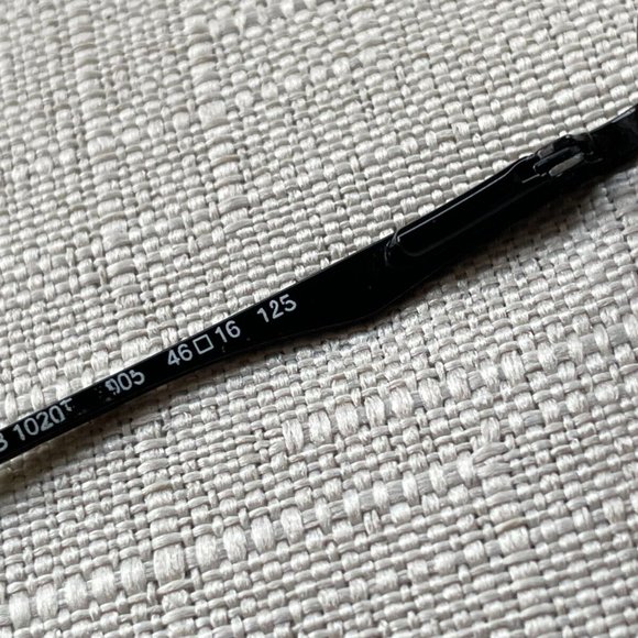 Ray-Ban Titanium Youth Glasses Frame Black Tone RB1020 46[]16 125 Eyeglasses - Picture 8 of 12